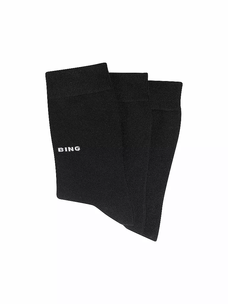 ANINE BING Socken Elliot 3 er Pkg. schwarz schwarz